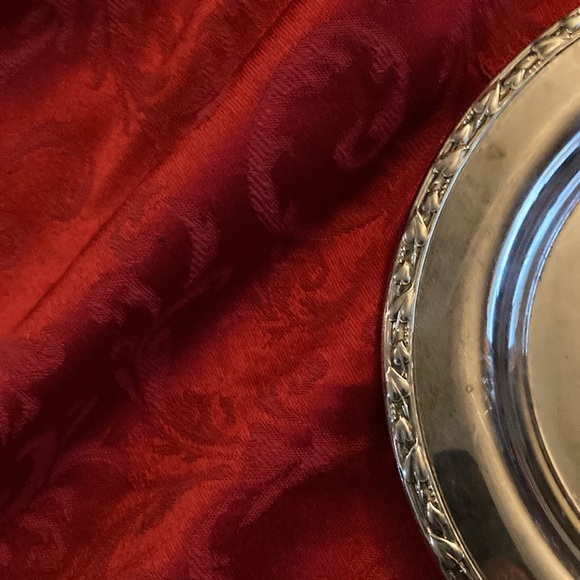 Silver serving tray, WM A Roger’s Meadowbrook pattern - Picture 3 of 6